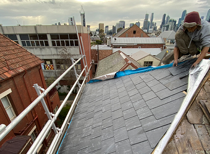 Slate Roofing Installation